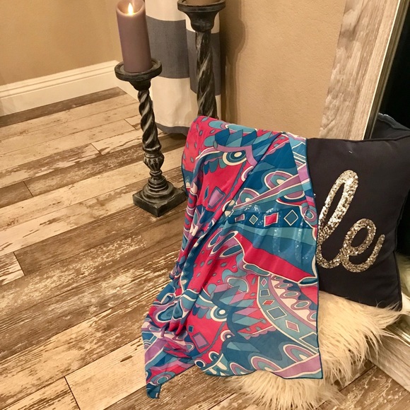 Nikki Poulos Maxi Dress & matching scarf! - Picture 5 of 8